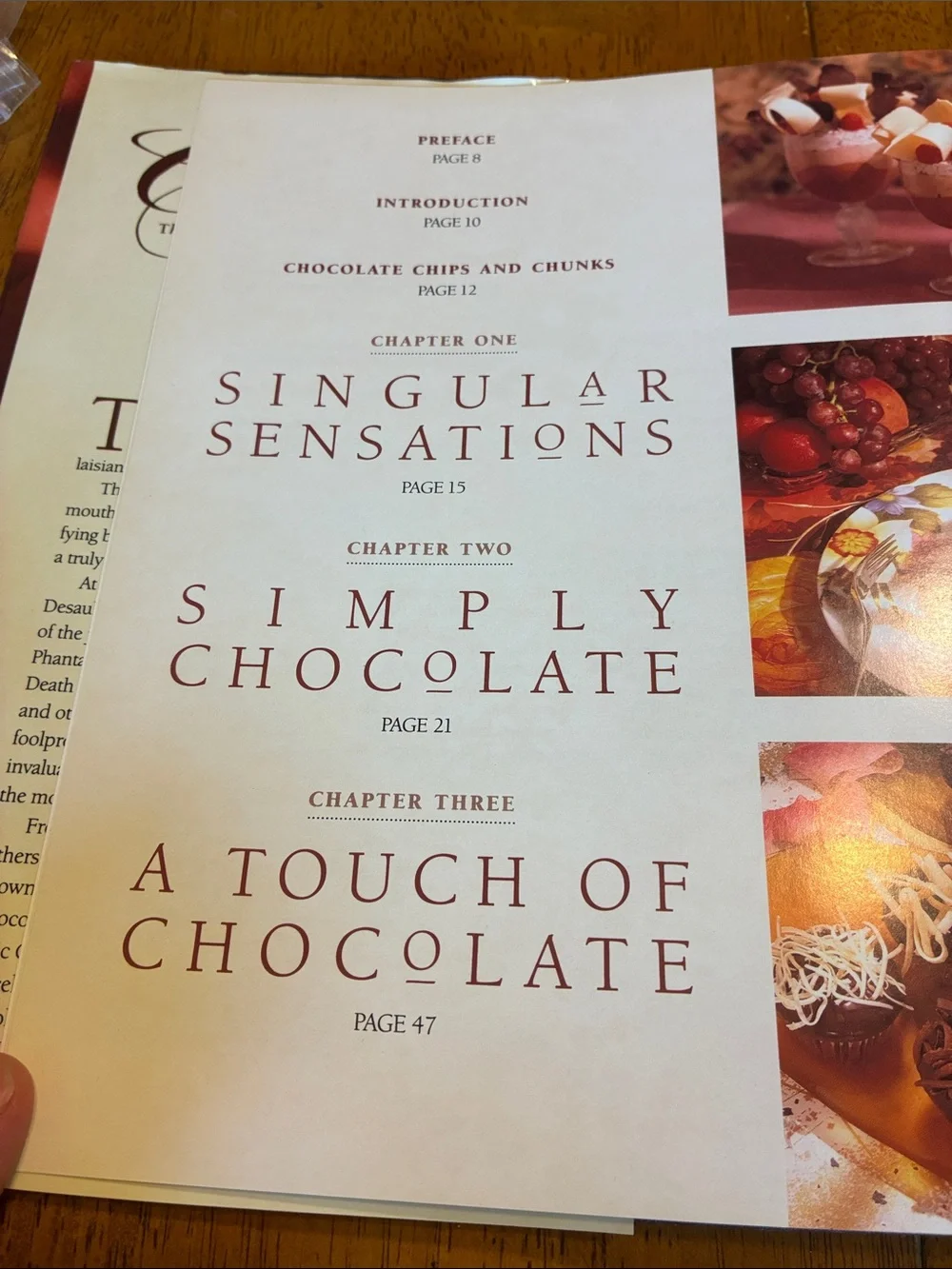 Death by Chocolate Cookbook by - vintage cookbook